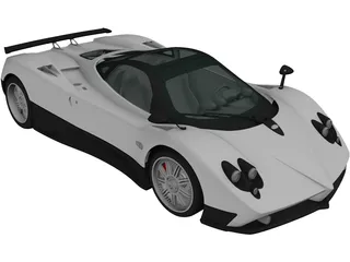 Pagani Zonda F (2005) 3D Model