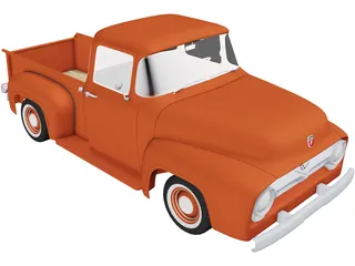 Ford F-100 (1956) 3D Model