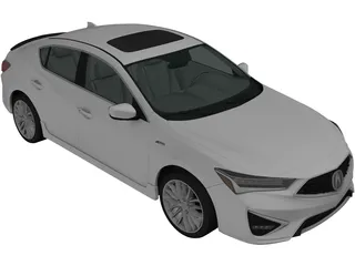 Acura ILX (2019) 3D Model