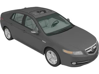 Acura TL (2007) 3D Model