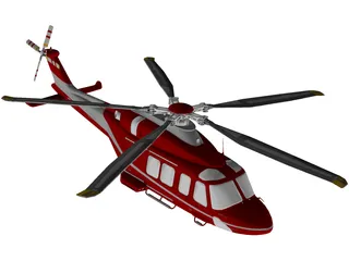 AgustaWestland AW139D 3D Model