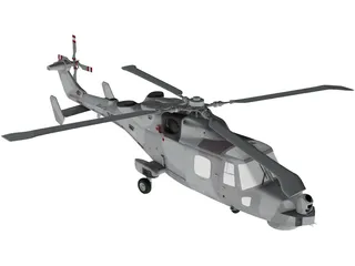 AgustaWestland AW159 Lynx Wildcat 3D Model