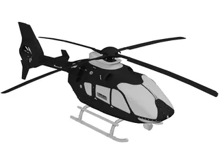 Airbus Helicopters H135 Police 3D Model