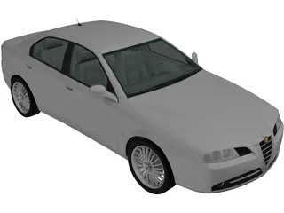 Alfa-Romeo 166 (2003) 3D Model