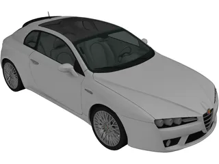 Alfa-Romeo Brera (2011) 3D Model