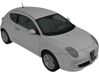Alfa Romeo MiTo (2009) 3D Model
