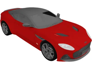 Aston Martin DBS Superleggera (2019) 3D Model