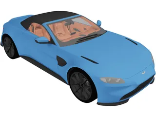 Aston Martin Vantage Roadster (2021) 3D Model