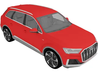 Audi Q7 (2020) 3D Model