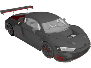 Audi R8 LMS GT3 (2020) 3D Model