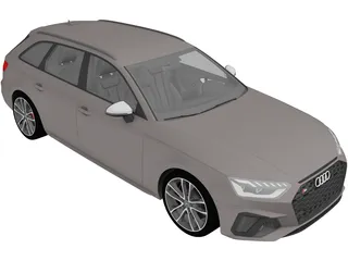 Audi S4 Avant (2020) 3D Model