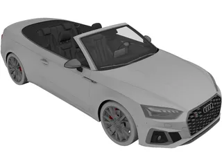 Audi S5 Cabrio (2020) 3D Model