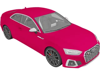 Audi S5 Coupe (2020) 3D Model