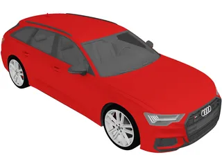 Audi S6 Avant (2020) 3D Model