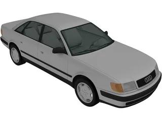 Audi 100 Sedan (1991) 3D Model