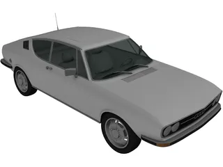 Audi 100 Coupe S (1970) 3D Model