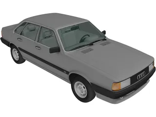 Audi 80 [B2] (1985) 3D Model