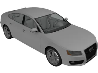 Audi A5 Sportback (2010) 3D Model