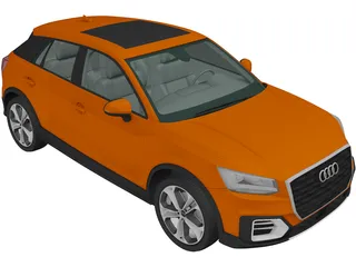 Audi Q2 (2020) 3D Model