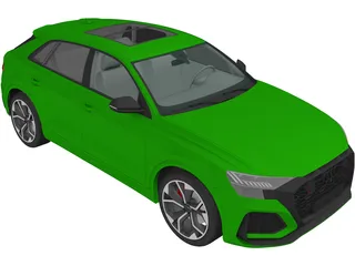 Audi RS Q8 (2020) 3D Model