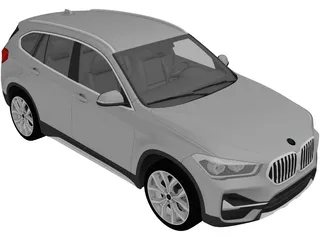 BMW X1 (2020) 3D Model