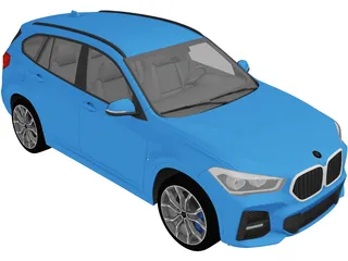 BMW X1 M-Sport (2020) 3D Model