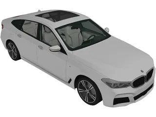 BMW 6-Series Gran Turismo M Sport (2017) 3D Model