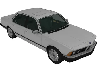 BMW 7-Series [E23] (1982) 3D Model