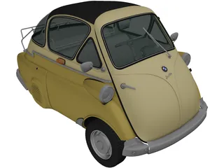 BMW Isetta 250 (1955) 3D Model