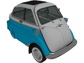 BMW Isetta 300 (1956) 3D Model