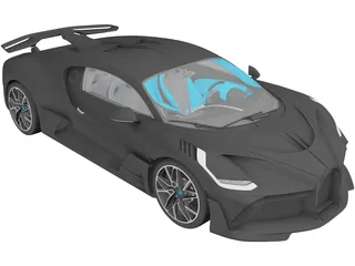 Bugatti Divo (2019) 3D Model