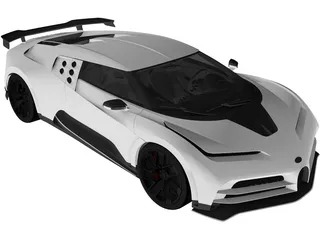 Bugatti Centodieci (2020) 3D Model