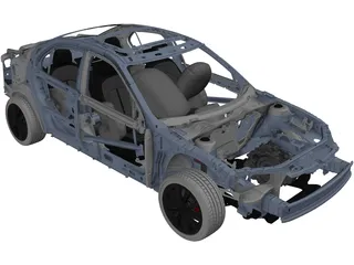 Car Frame 3D Model