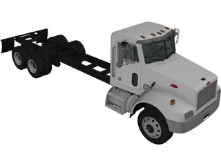 Peterbilt 330 Chassis 3-axle (2003) 3D Model