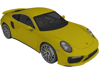 Porsche 911 Turbo S (2016) 3D Model