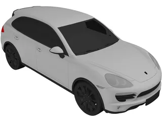 Porsche Cayenne Hybrid (2011) 3D Model