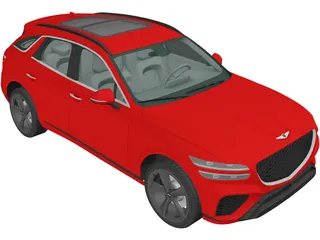 Genesis GV70 Sport (2022) 3D Model