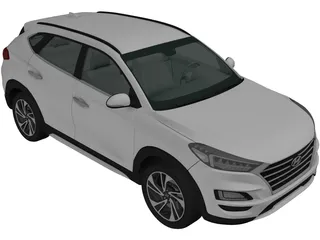 Hyundai Tucson (2018) 3D Model