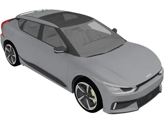 Kia EV6 GT (2022) 3D Model