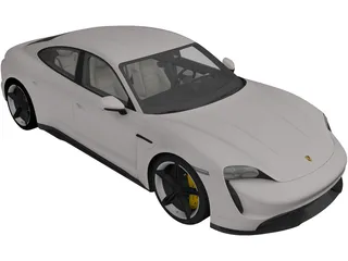 Porsche Taycan (2020) 3D Model
