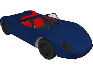 Porsche 718 Spyder RS (1960) 3D Model