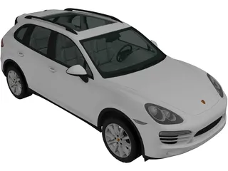 Porsche Cayenne S Hybrid (2010) 3D Model