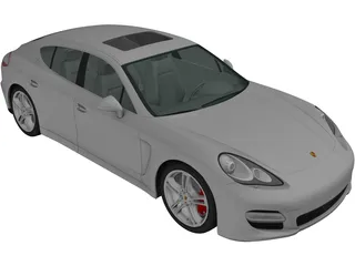 Porsche Panamera (2009) 3D Model