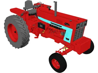 Case IH Farmall 1066 Hydro 3D Model