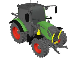 Fendt 300 Vario 3D Model