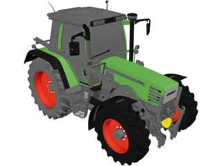 Fendt 500 Favorit 3D Model