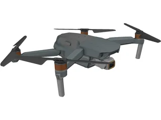 DJI Mavic Drone 3D Model