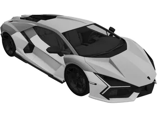 Lamborghini Revuelto (2023) 3D Model