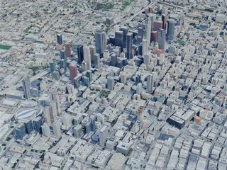 Los Angeles City, USA (2024) 3D Model