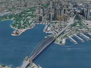 Sydney City, Australia (2023) 3D Model